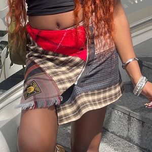 Marine Serre Clashing Titans Minu Skirt